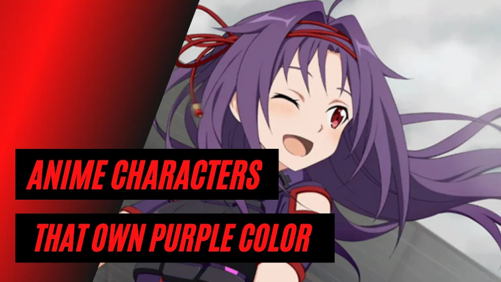 Purple Haired Characters in Anime
