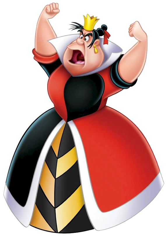 ugly disney characters Queen of Hearts