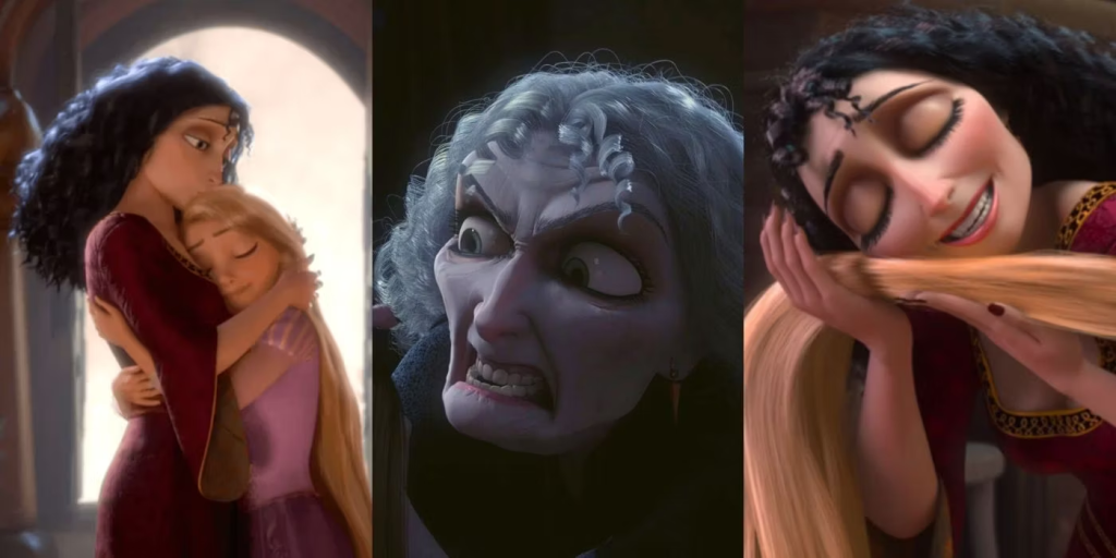ugly disney characters Mother Gothel