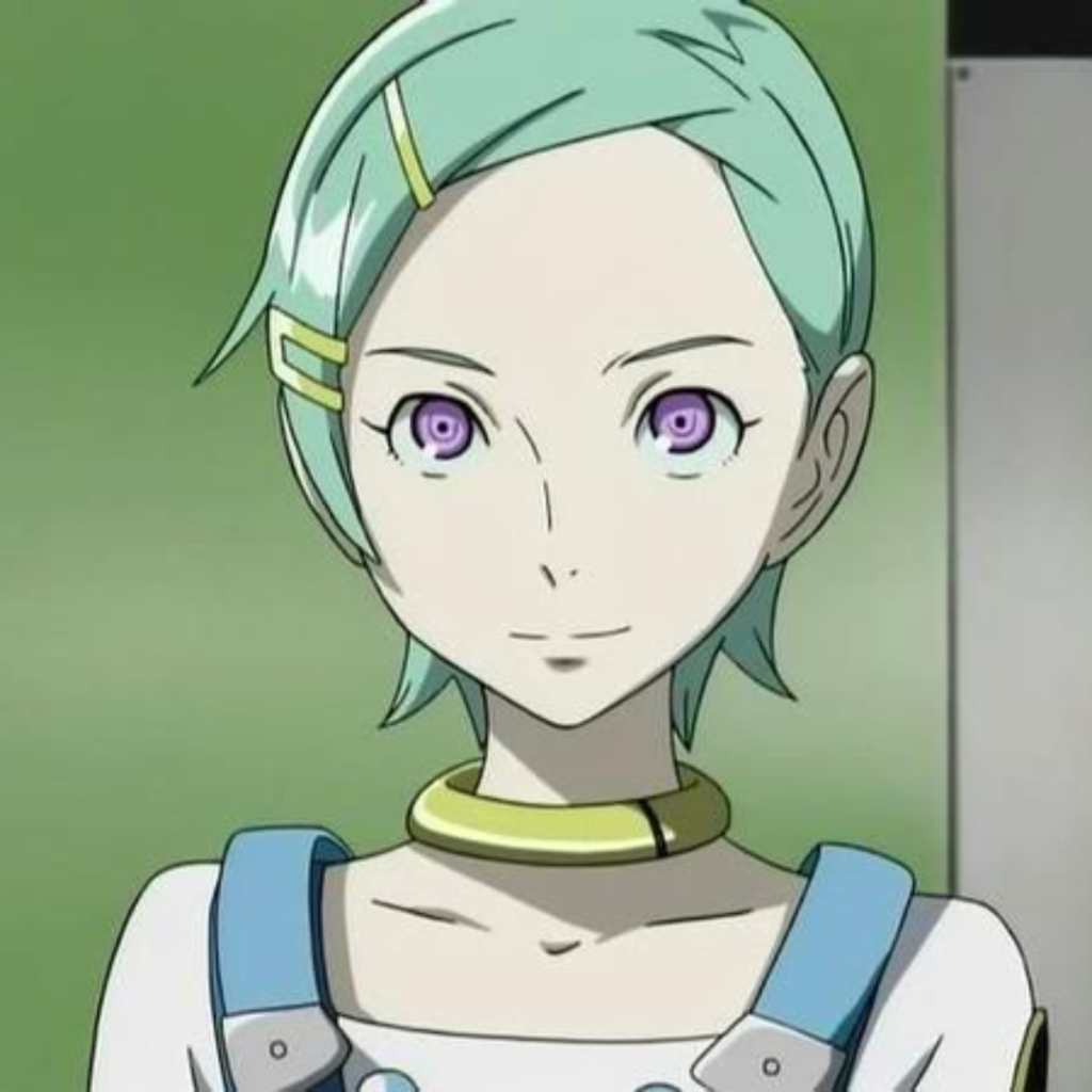 anime characters with green hair--Eureka
