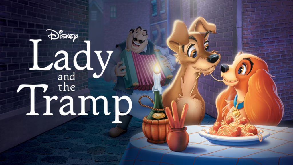 Cartoon Facts-When Lady and the Tramp almost missed their spaghetti serenade!